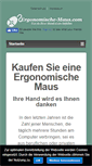 Mobile Screenshot of ergonomische-maus.com